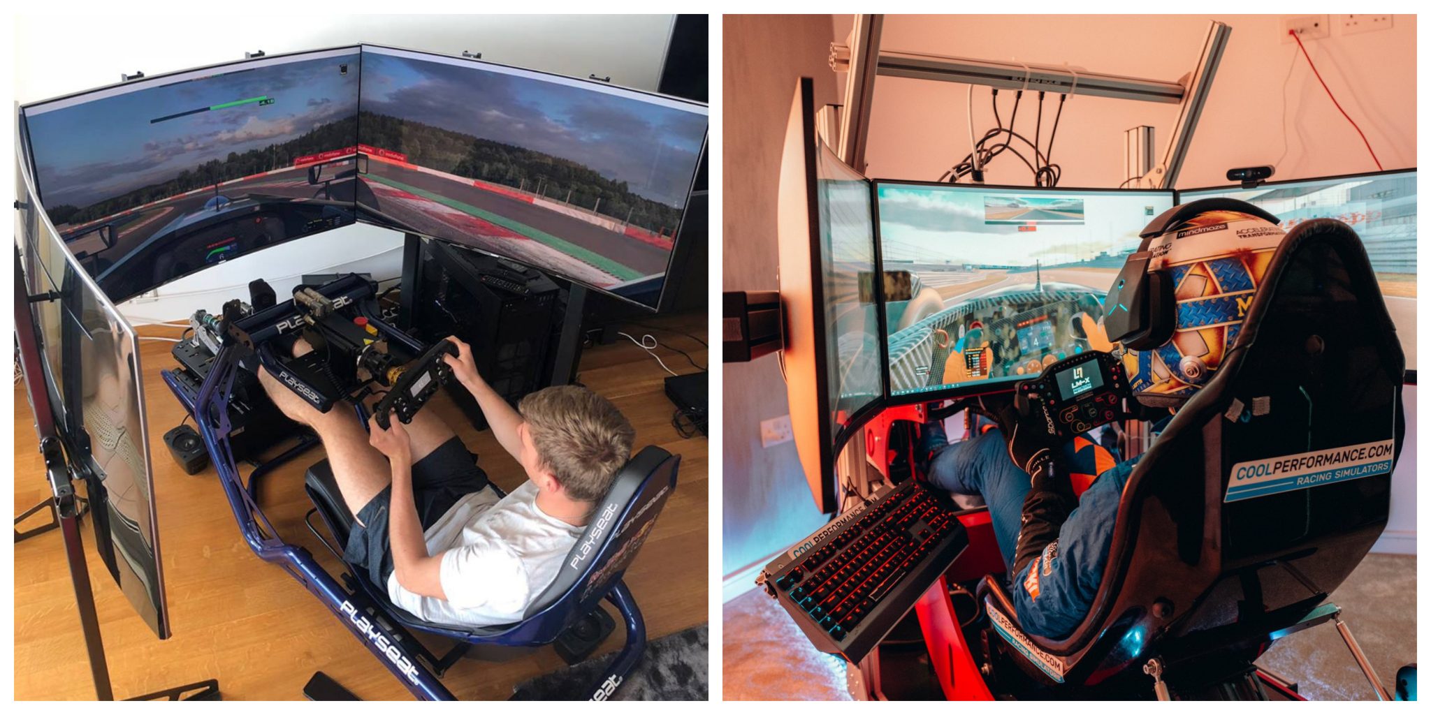 A Real Driving Simulator vs A Simracing Rig - F1 Simulator Maniac