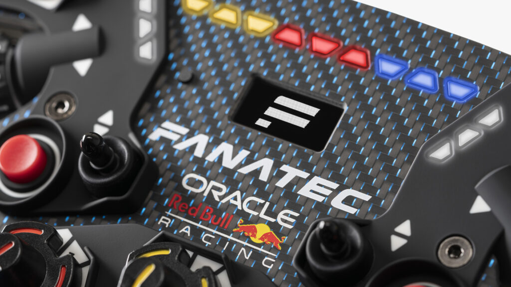 Fanatec’s limited edition Red Bull Racing F1 sim racing wheel